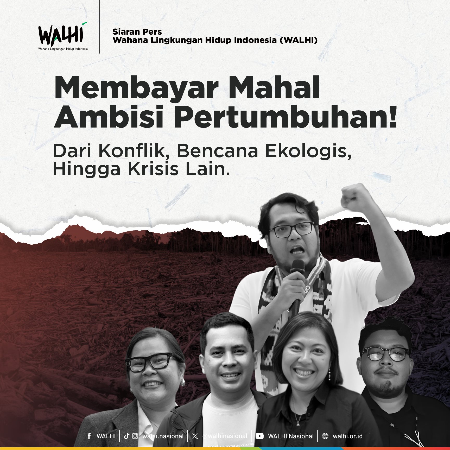 Membayar Mahal Ambisi Pertumbuhan Tinjauan Lingkungan Hidup 2026: Dari Konflik, Bencana Ekologis, Hingga Krisis Lain!