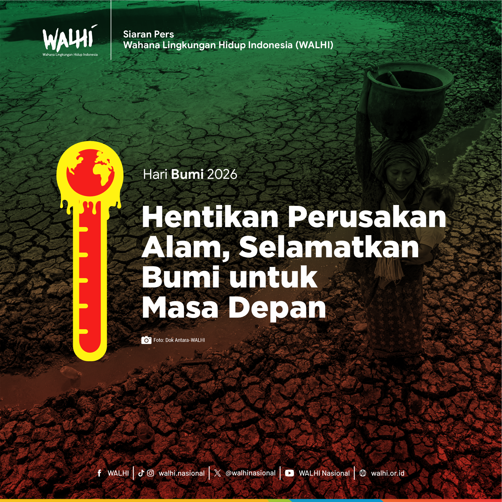 Hari Bumi 2026: Hentikan Perusakan Alam, Selamatkan Bumi untuk Masa Depan