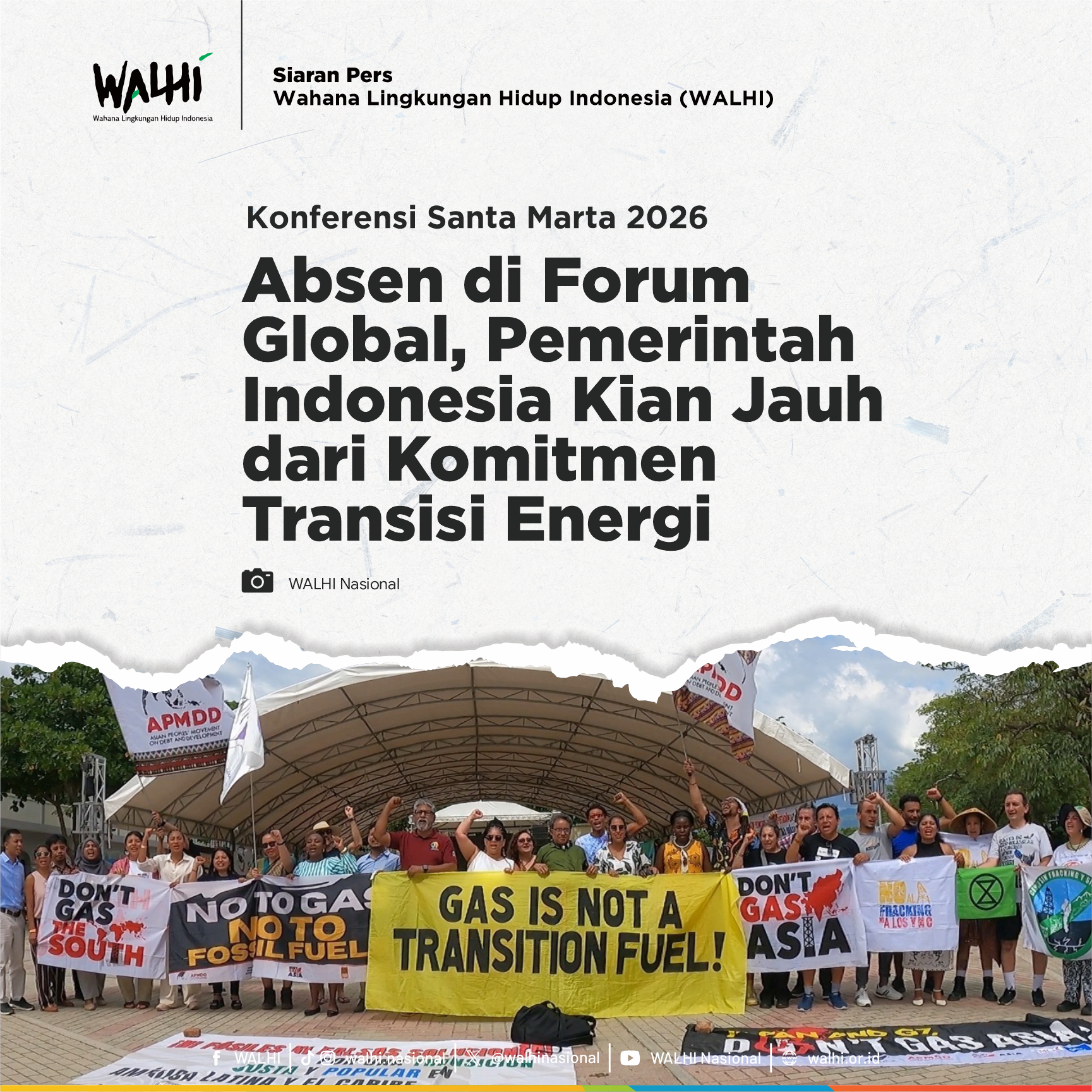 Absen di Forum Global, Pemerintah Indonesia Kian Jauh dari Komitmen Transisi Energi