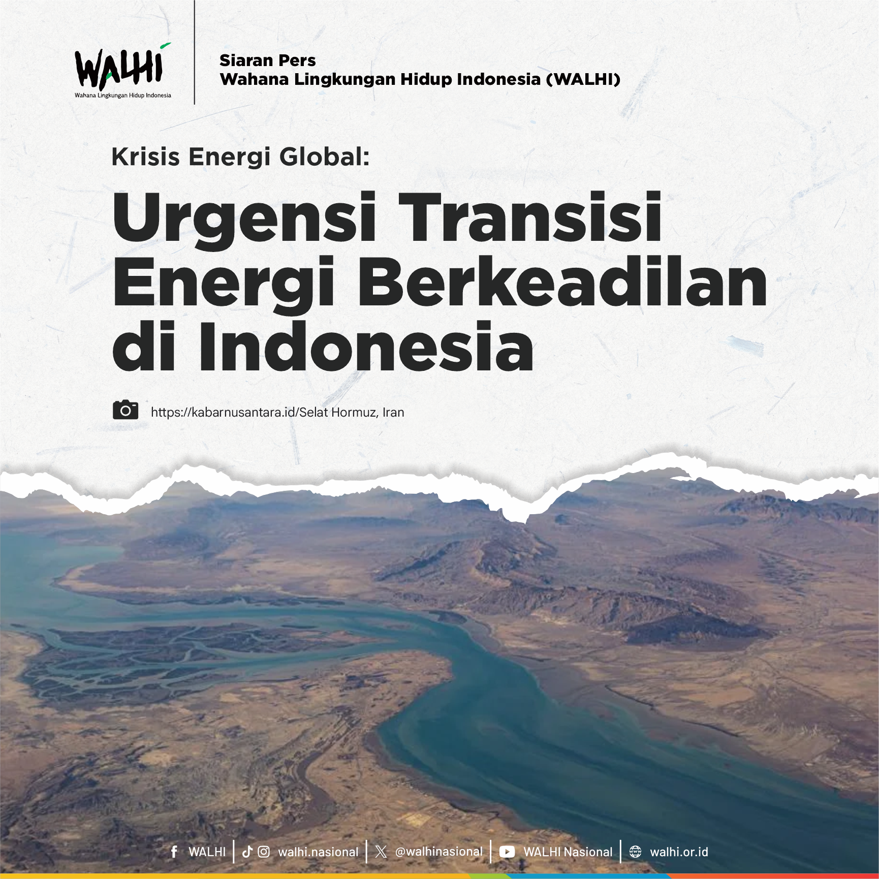 Krisis Energi Global: Urgensi Transisi Energi Berkeadilan di Indonesia
